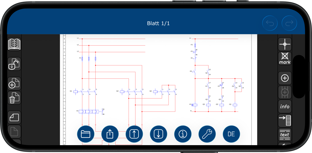 Schaltungsplaner iPhone